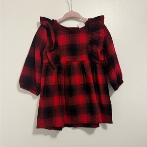 Baby/Toddler girl dress. Size 12-18 months, black and red. Never worn